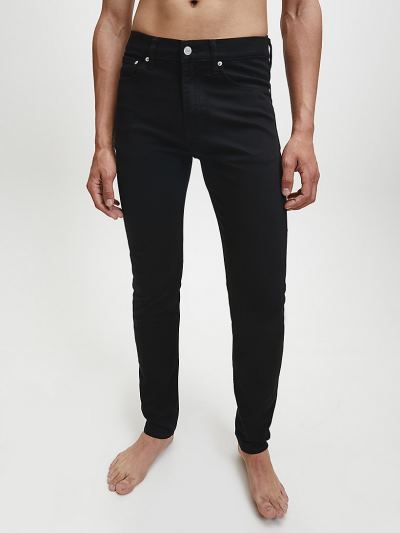 Calvin Klein Ruhák HU414390 | Calvin Klein Skinny Férfi Farmernadrág Fekete
